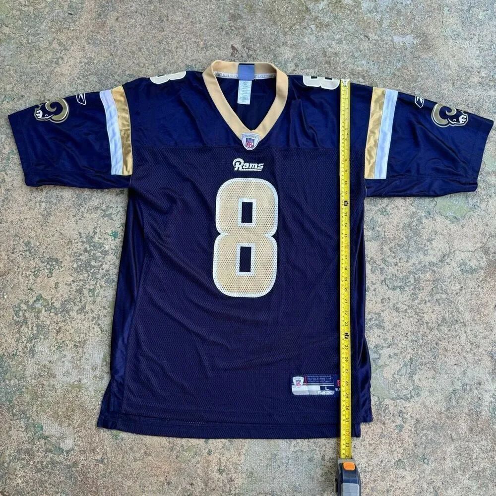 Reebok St. Louis Rams Sam Bradford #8 Y2K NFL Jersey